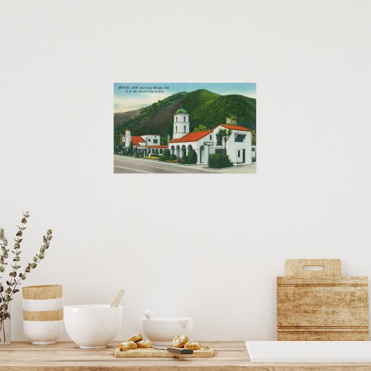 Außenansicht des Motel Inn Poster (Küche)