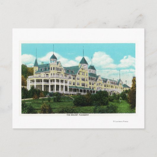 Außenansicht des Mount Pleasant Hotels Postkarte (Vorderseite)