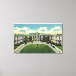 Außenansicht des Museums der bildenden Künste # 2 Leinwanddruck