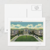 Außenansicht des Museums der bildenden Künste # 2 Postkarte (Vorne/Hinten)