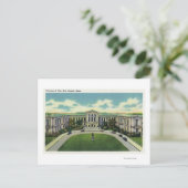 Außenansicht des Museums der bildenden Künste # 2 Postkarte (Stehend Vorderseite)