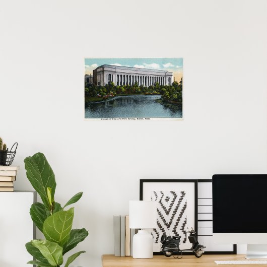 Außenansicht des Museums der bildenden Künste von Poster (Heimbüro)