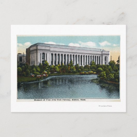 Außenansicht des Museums der bildenden Künste von Postkarte (Vorderseite)