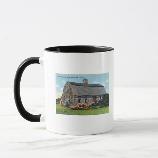 Außenansicht des Myles Standish House Tasse (Links)