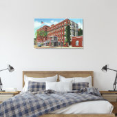 Außenansicht des Nelson House Leinwanddruck (Insitu (Schlafzimmer))