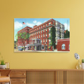 Außenansicht des Nelson House Leinwanddruck (Insitu (Wohnzimmer))