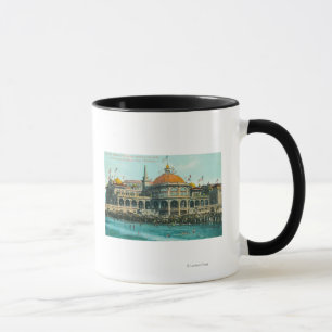Außenansicht des neuen Kasinos vom Strand Tasse