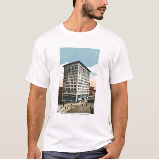 Außenansicht des neuen Park-Gebäude T-Shirt (Vorderseite)