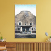 Außenansicht des neuen Ridgeway Theaters Leinwanddruck (Insitu (Wohnzimmer))