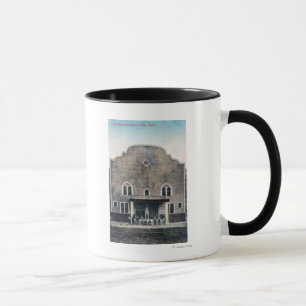 Außenansicht des neuen Ridgeway Theaters Tasse