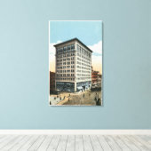 Außenansicht des New Park Gebäude Leinwanddruck (Insitu (Holzboden))