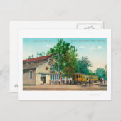 Außenansicht des Northern Electric Depot Postkarte (Vorne/Hinten)