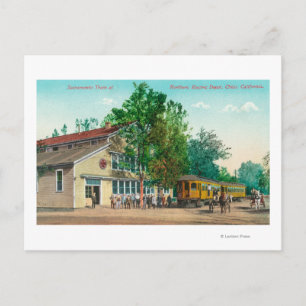 Außenansicht des Northern Electric Depot Postkarte