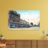 Außenansicht des NSGW BuildingWoodland, CA Leinwanddruck (Insitu (Wohnzimmer))