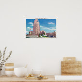 Außenansicht des NY Central Terminal Bldg Poster (Küche)