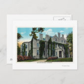 Außenansicht des Oakland Mansion Postkarte (Vorne/Hinten)