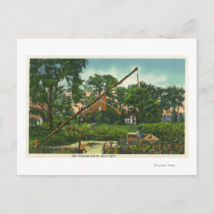 Außenansicht des Old Harlow House # 2 Postkarte