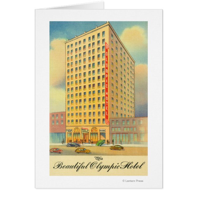 Außenansicht des olympischen Hotels (Vorne)