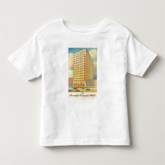 Außenansicht des olympischen Hotels Kleinkind T-shirt (Vorderseite)