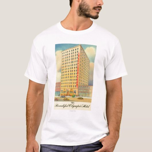 Außenansicht des olympischen Hotels T-Shirt (Vorderseite)