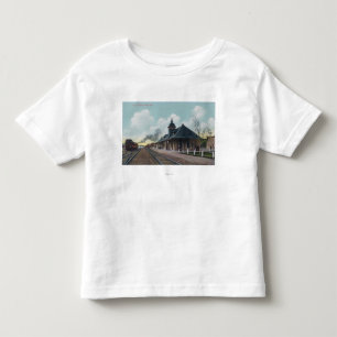 Außenansicht des OSL Depots Boise, Identifikation Kleinkind T-shirt