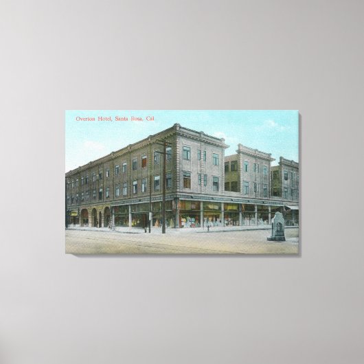 Außenansicht des Overton Hotels # 2 Leinwanddruck (Vorderseite)