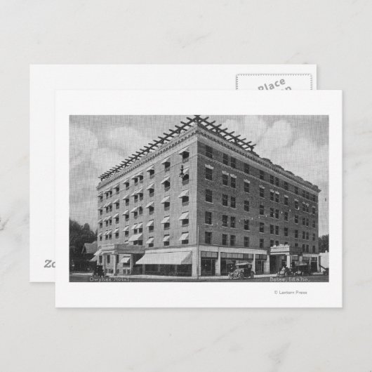 Außenansicht des Owyhee HotelBoise, ID Postkarte (Vorne/Hinten)