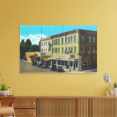 Außenansicht des Palace Hotel Ukiah, CA Leinwanddruck (Insitu (Wohnzimmer))