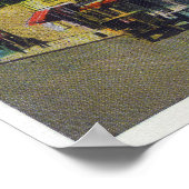 Außenansicht des Palace Hotel Ukiah, CA Poster (Ecke)