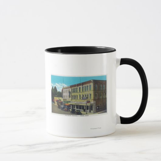 Außenansicht des Palace Hotel Ukiah, CA Tasse (Rechts)