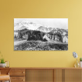 Außenansicht des Paradieses Inn Leinwanddruck (Insitu (Wohnzimmer))