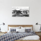 Außenansicht des Paradieses Inn Leinwanddruck (Insitu (Schlafzimmer))