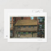 Außenansicht des Paul Revere House # 3 Postkarte (Vorne/Hinten)