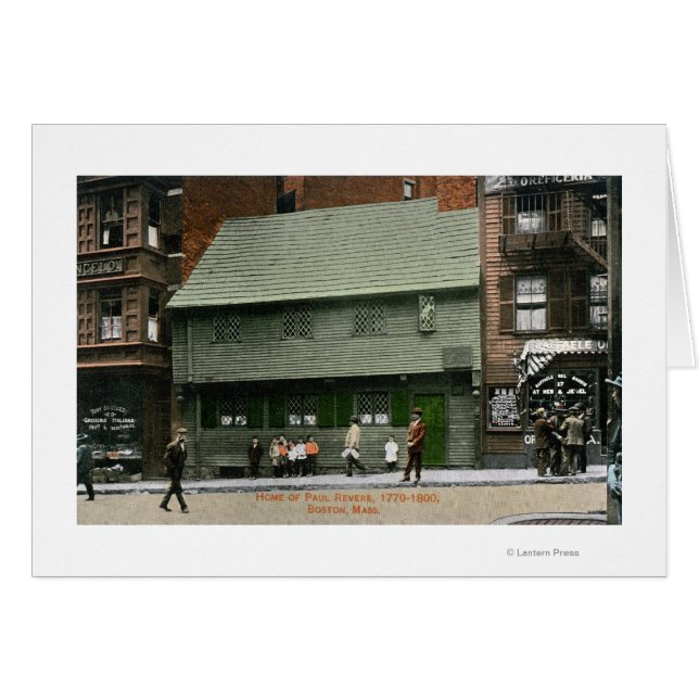 Außenansicht des Paul Revere House # 4 (Vorderseite (Horizontal))