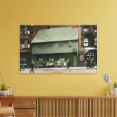Außenansicht des Paul Revere House # 4 Leinwanddruck (Insitu (Wohnzimmer))
