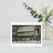 Außenansicht des Paul Revere House # 4 Postkarte (Stehend Vorderseite)