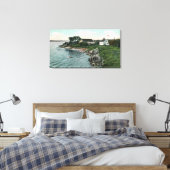 Außenansicht des Pearl House Leinwanddruck (Insitu (Schlafzimmer))