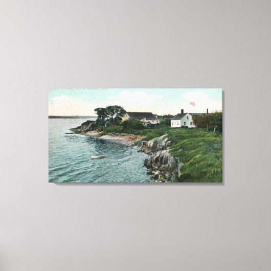 Außenansicht des Pearl House Leinwanddruck (Vorderseite)