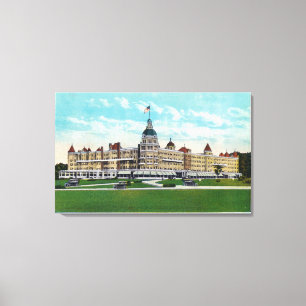 Außenansicht des Polen-Frühlings-Hauses Leinwanddruck