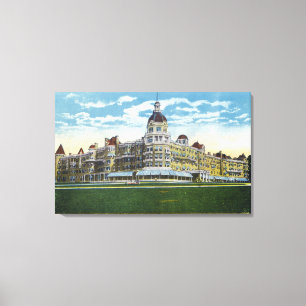 Außenansicht des Polnischen Frühjahrshauses 2 Leinwanddruck