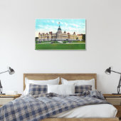 Außenansicht des Polnischen Frühlingshauses Leinwanddruck (Insitu (Schlafzimmer))