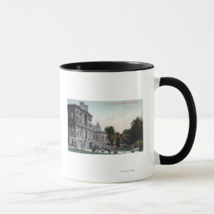 Außenansicht des Polo-Landkreis-Gerichtsgebäudes Tasse