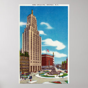 Außenansicht des Rand-Gebäude Poster