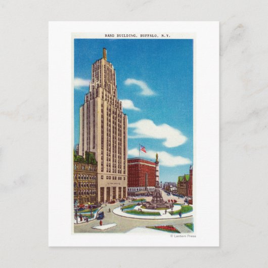 Außenansicht des Rand-Gebäude Postkarte (Vorderseite)