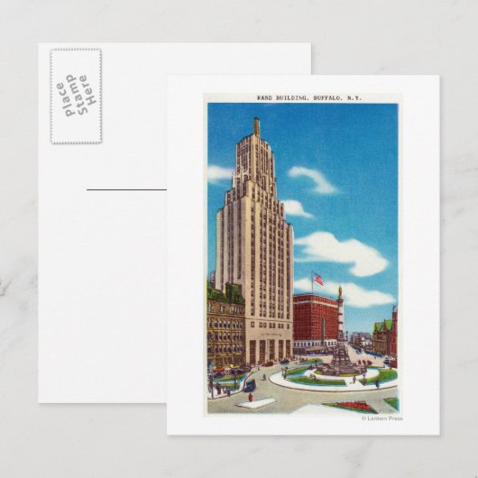 Außenansicht des Rand-Gebäude Postkarte (Vorne/Hinten)