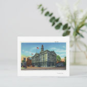 Außenansicht des Rathauses 3 Postkarte (Stehend Vorderseite)