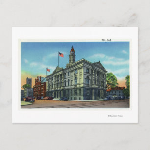 Außenansicht des Rathauses 3 Postkarte