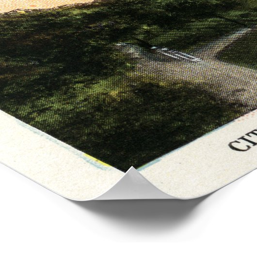 Außenansicht des Rathauses Poster (Ecke)