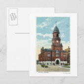 Außenansicht des Rathauses Postkarte (Vorne/Hinten)