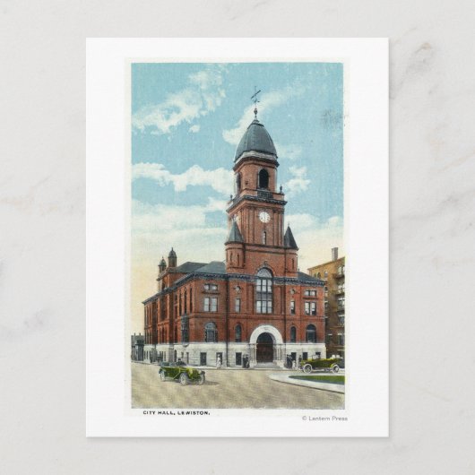 Außenansicht des Rathauses Postkarte (Vorderseite)